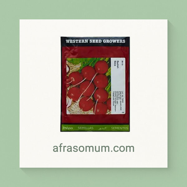 بذر تربچه استاندارد ساکسا وسترن پاکت 80 گرمی